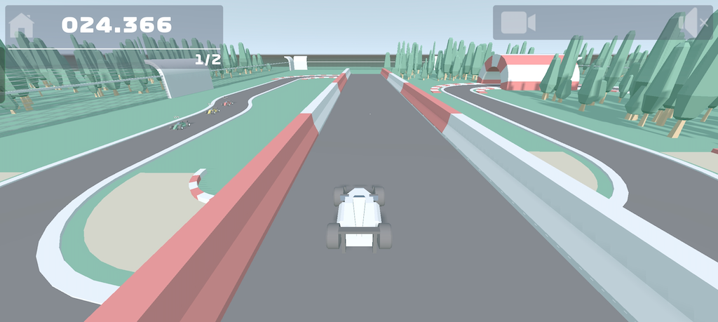 Simple Graphics Racing Games f1 | Simple car racing game made in Godot